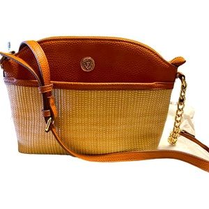 Anne Klein Dome Crossbody Bag w/adjustable strap